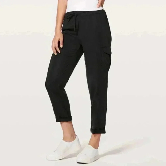 Lululemon Move Lightly Pant *25" in Washed Black Tencel - Picture 1 of 5